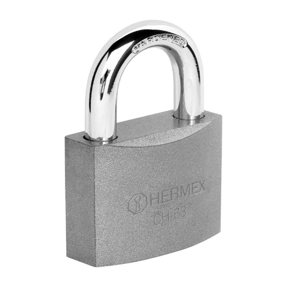 Candado Hermex de Hierro 63MM Gancho Corto