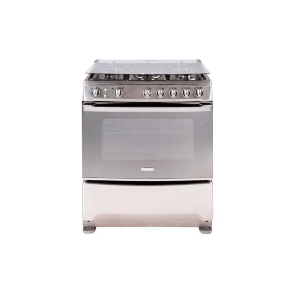 Cocina de Acero Electrolux 6 Hornallas