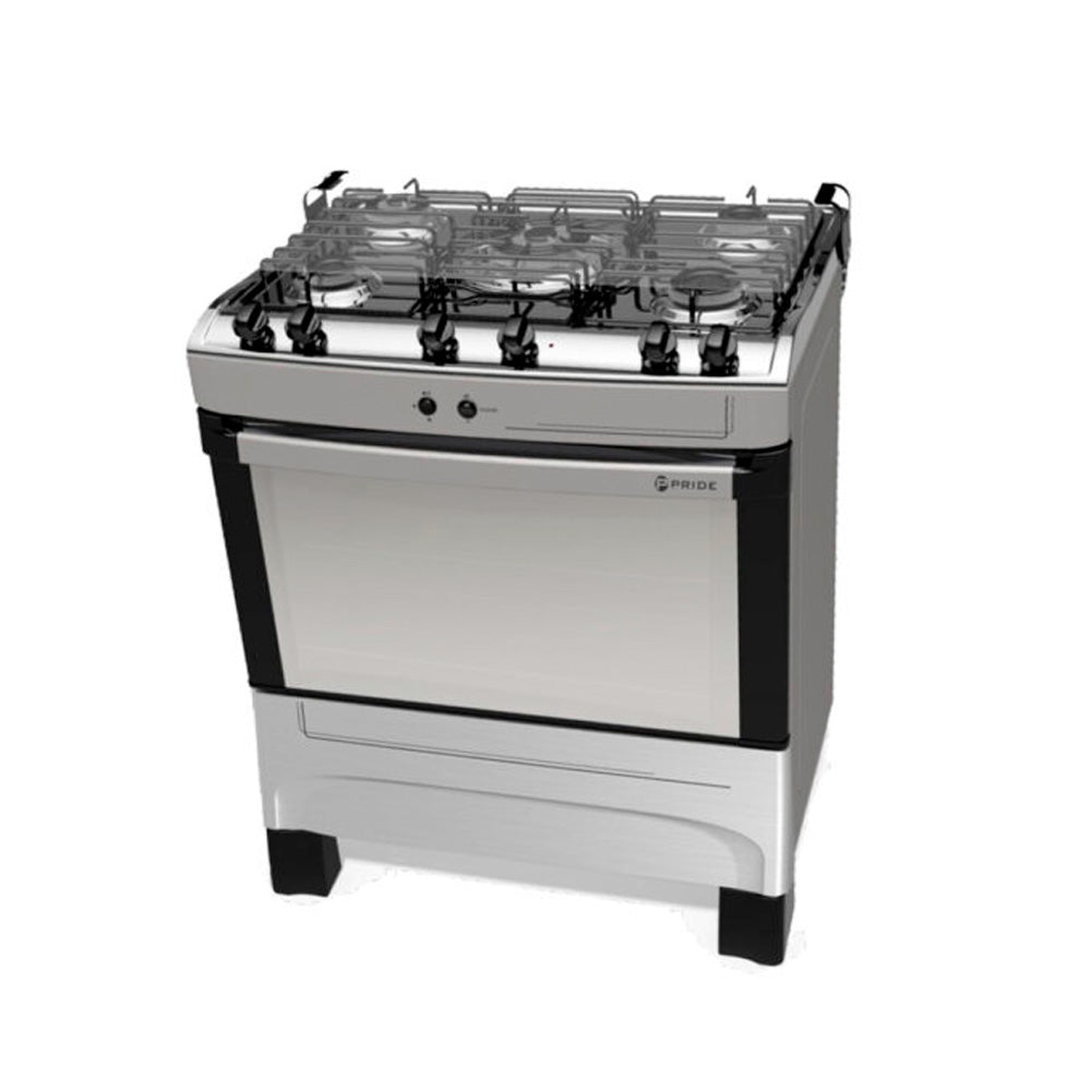 Cocina Pride 5H Gris Spiedo y Grill