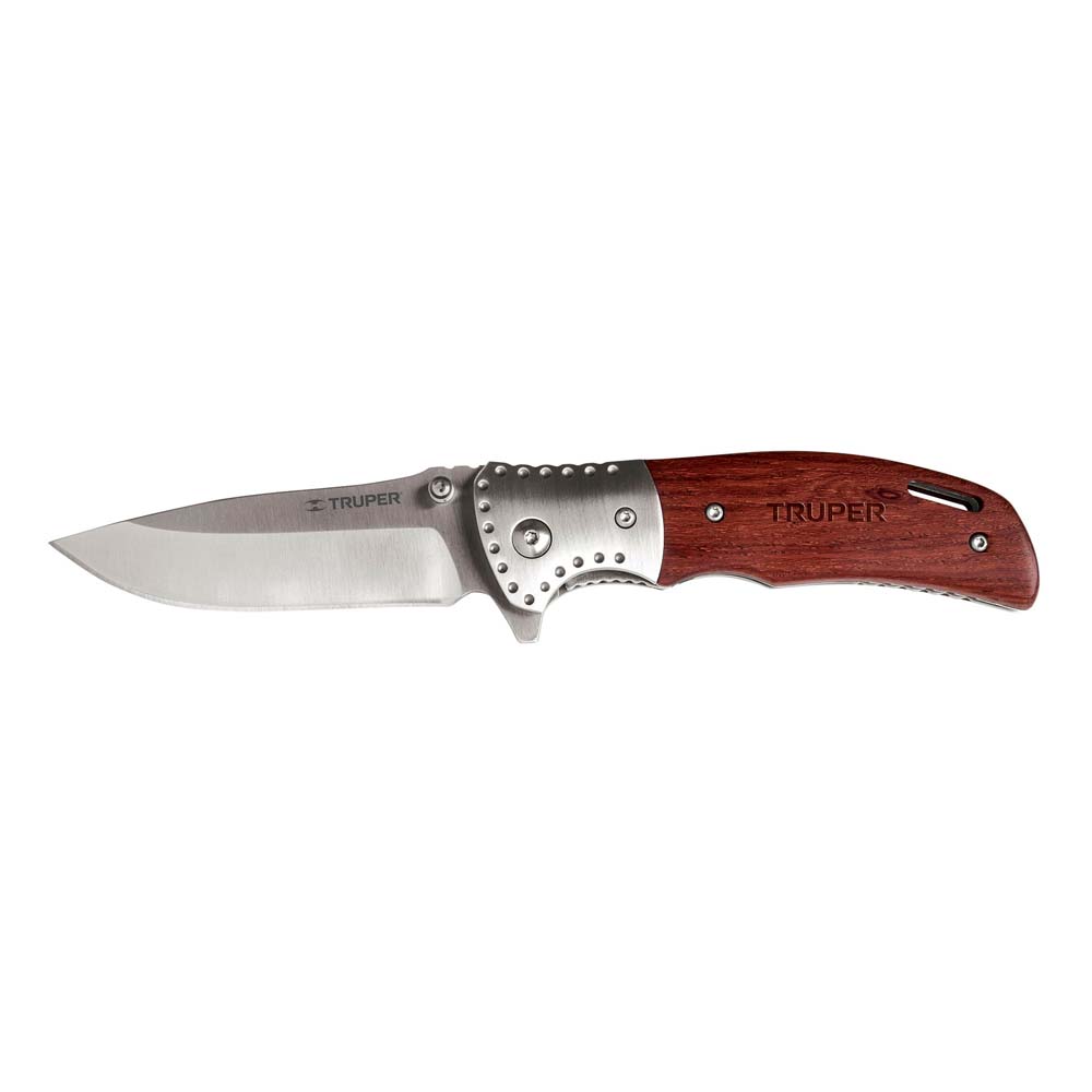 img Navaja Truper Abatible 4-1/2 Mango de Madera