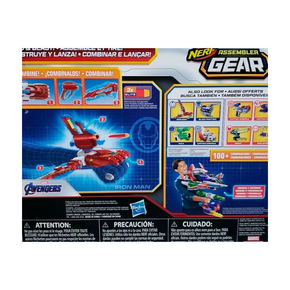 img Arma de Juguete Nerf Aswsemnler Iron Man