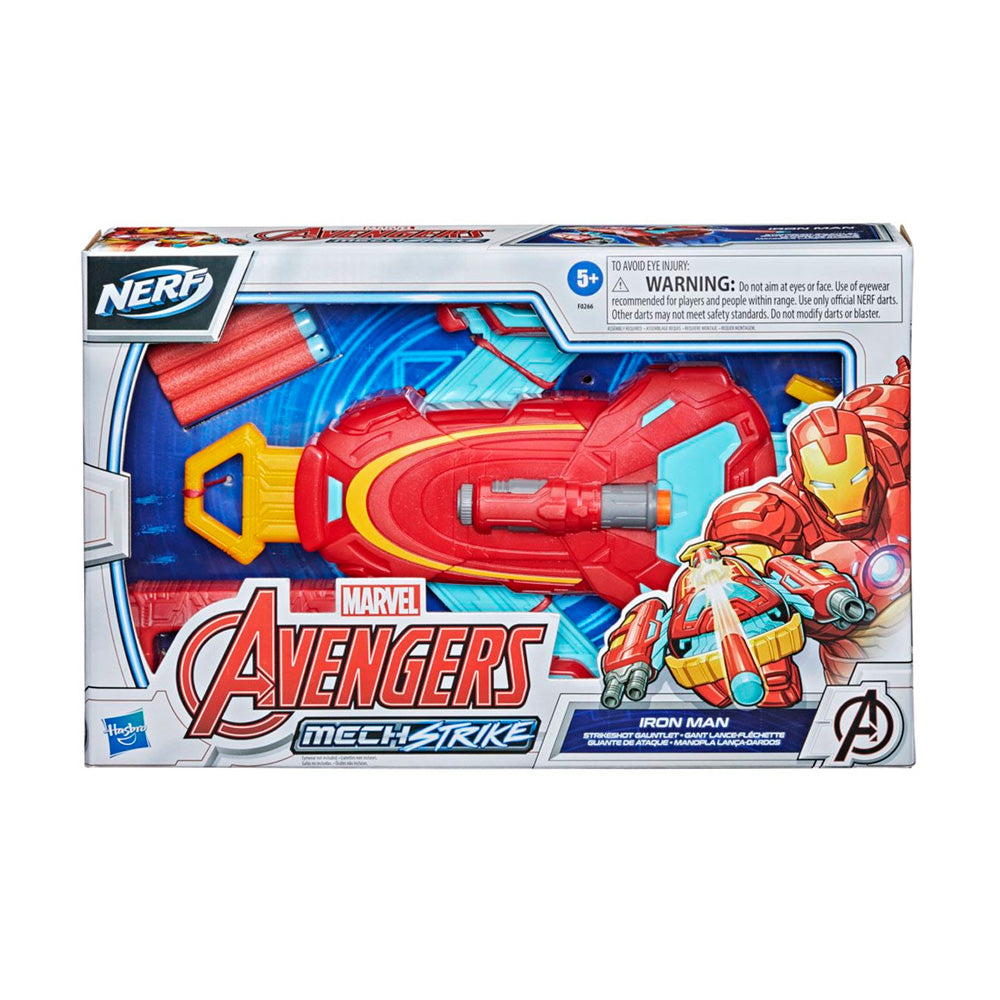 img Arma de Juguete Nerf Avengers Mech Strike Iron Man