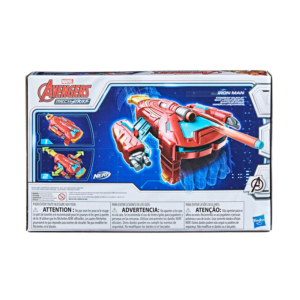 img Arma de Juguete Nerf Avengers Mech Strike Iron Man