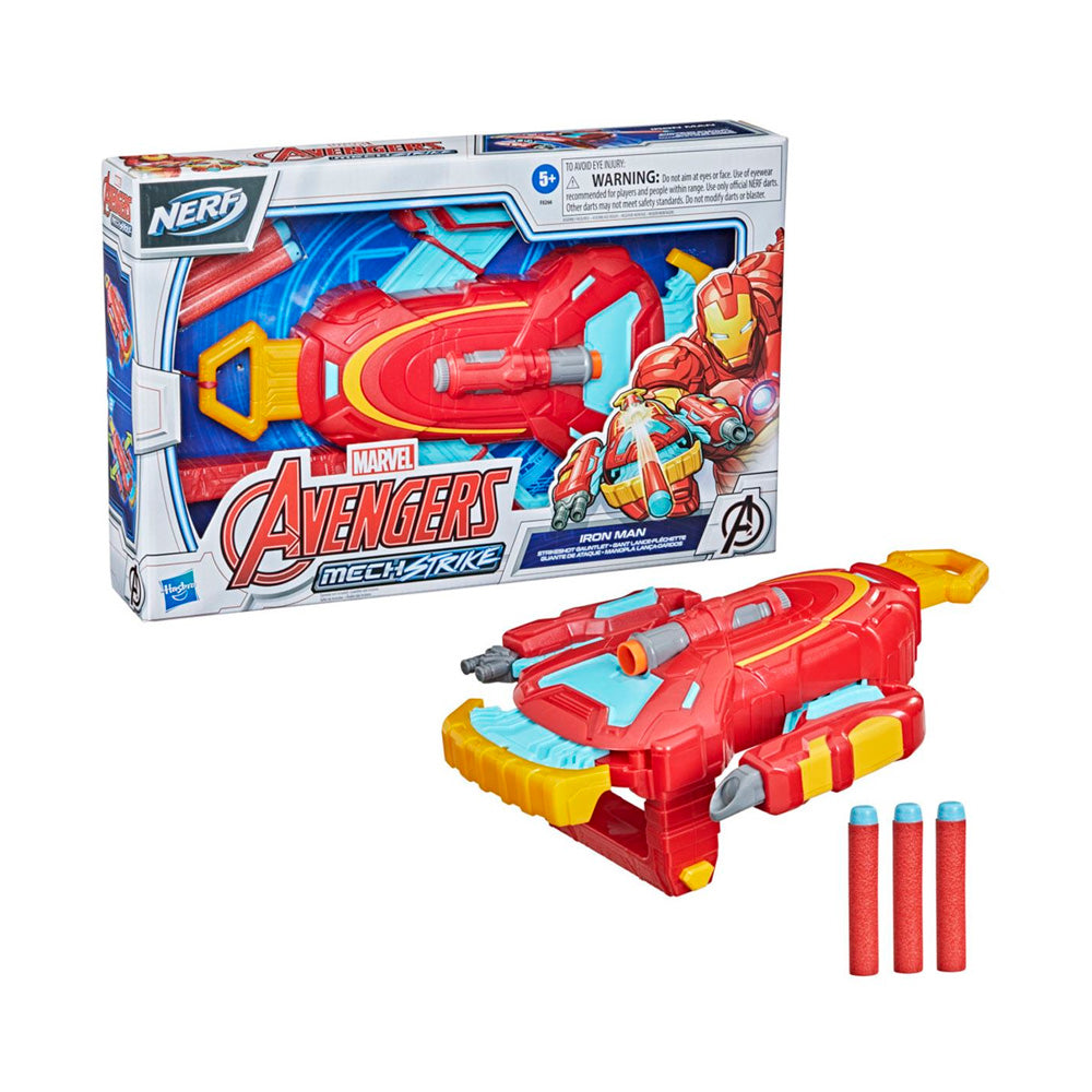 img Arma de Juguete Nerf Avengers Mech Strike Iron Man