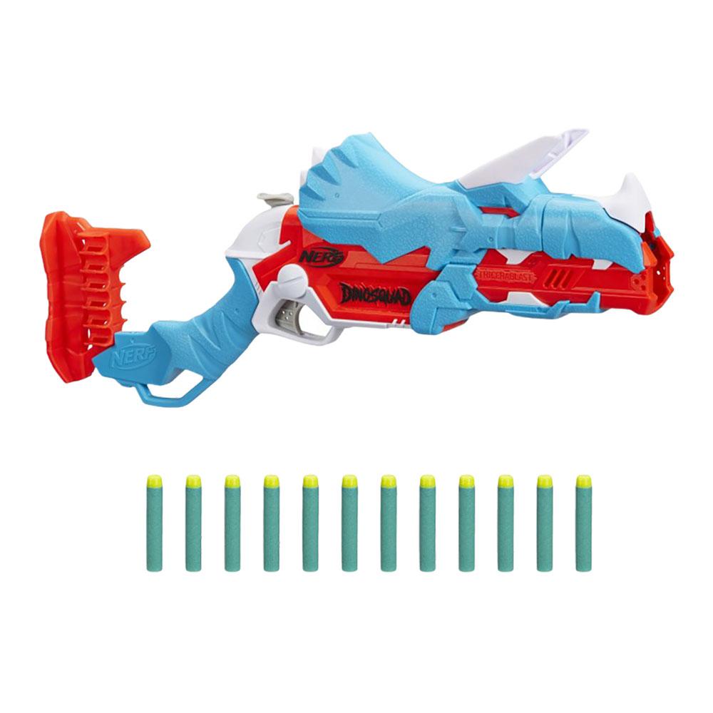 Arma de Juguete Nerf Dinosquad Tricerablas