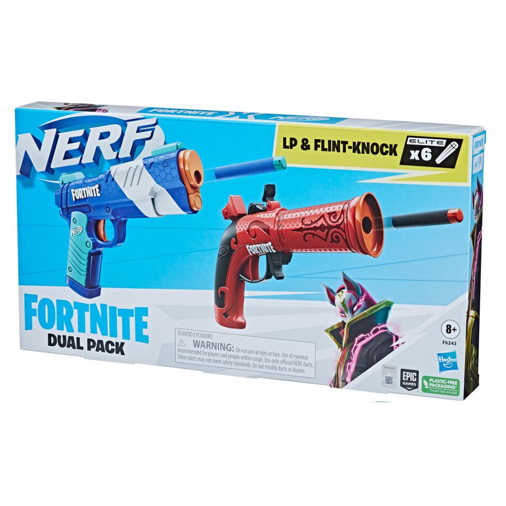 img Arma de Juguete Nerf Fornite LP & Flint Knock Dual Pack