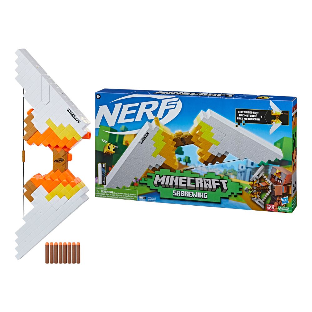 img Arma de Juguete Nerf Minecraft Sabrewing