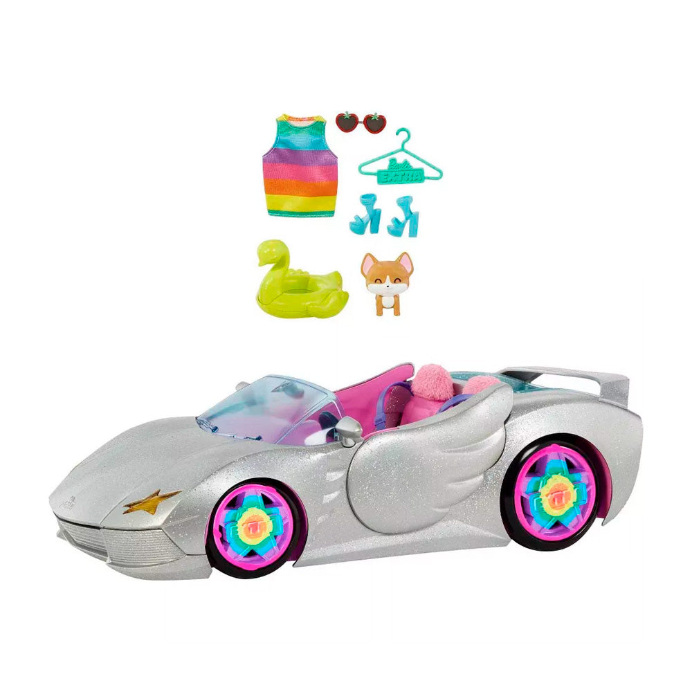 img Auto de Juguete Extra de Barbie Plateado Brillante