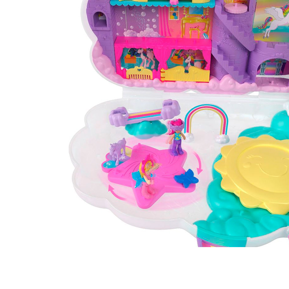img Casa de Juguete Polly Pocket Rainbow Unicornio Salón Compacto