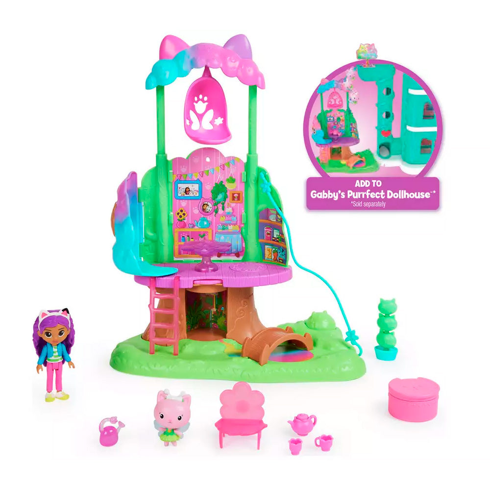 Casa de Muñecas de Gabby Jardín de Hadas Casa en el Árbol