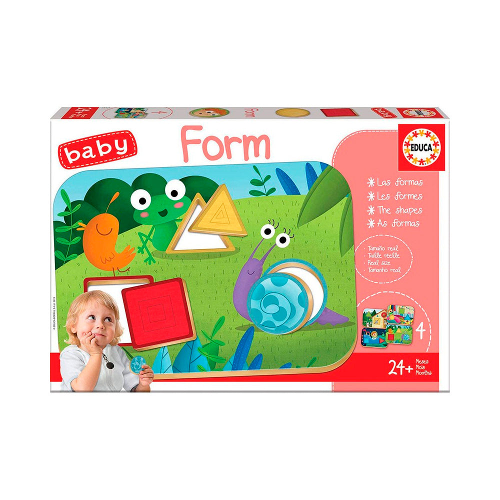 img Juego Didactico Baby Form para Niños con Piezas Geométricas Educativas Infantil