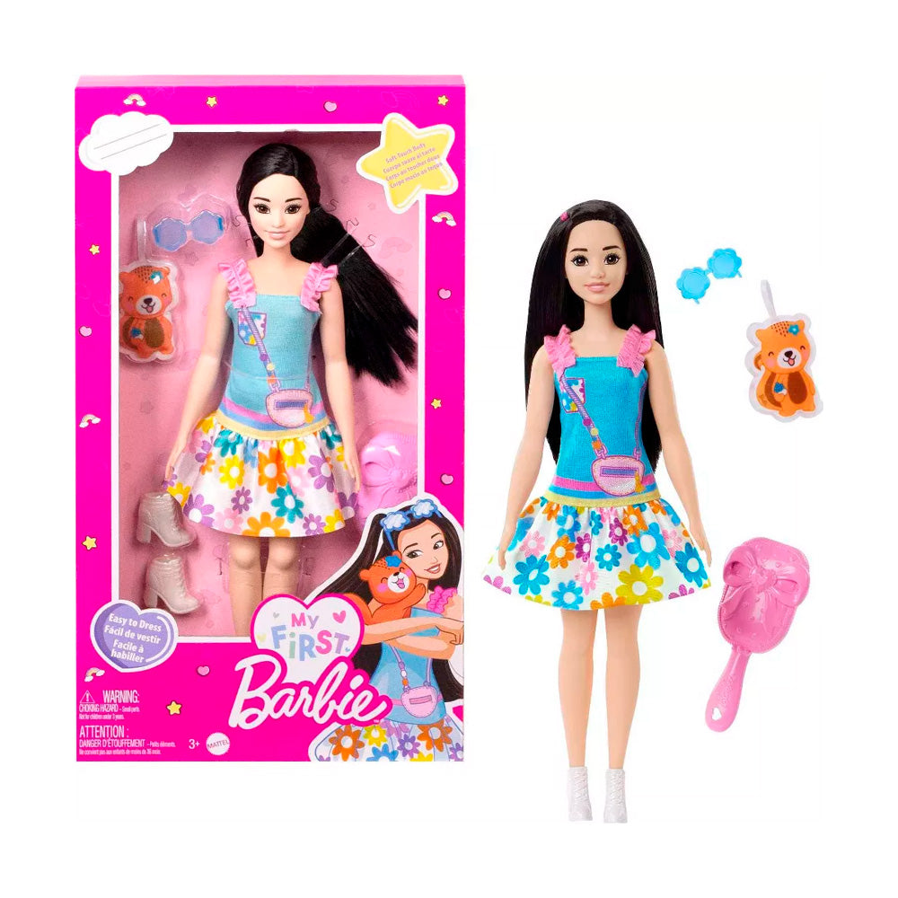 img Muñeca Barbie My First Celeste Floreada