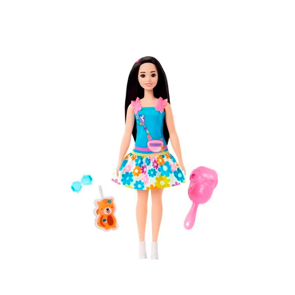 img Muñeca Barbie My First Celeste Floreada