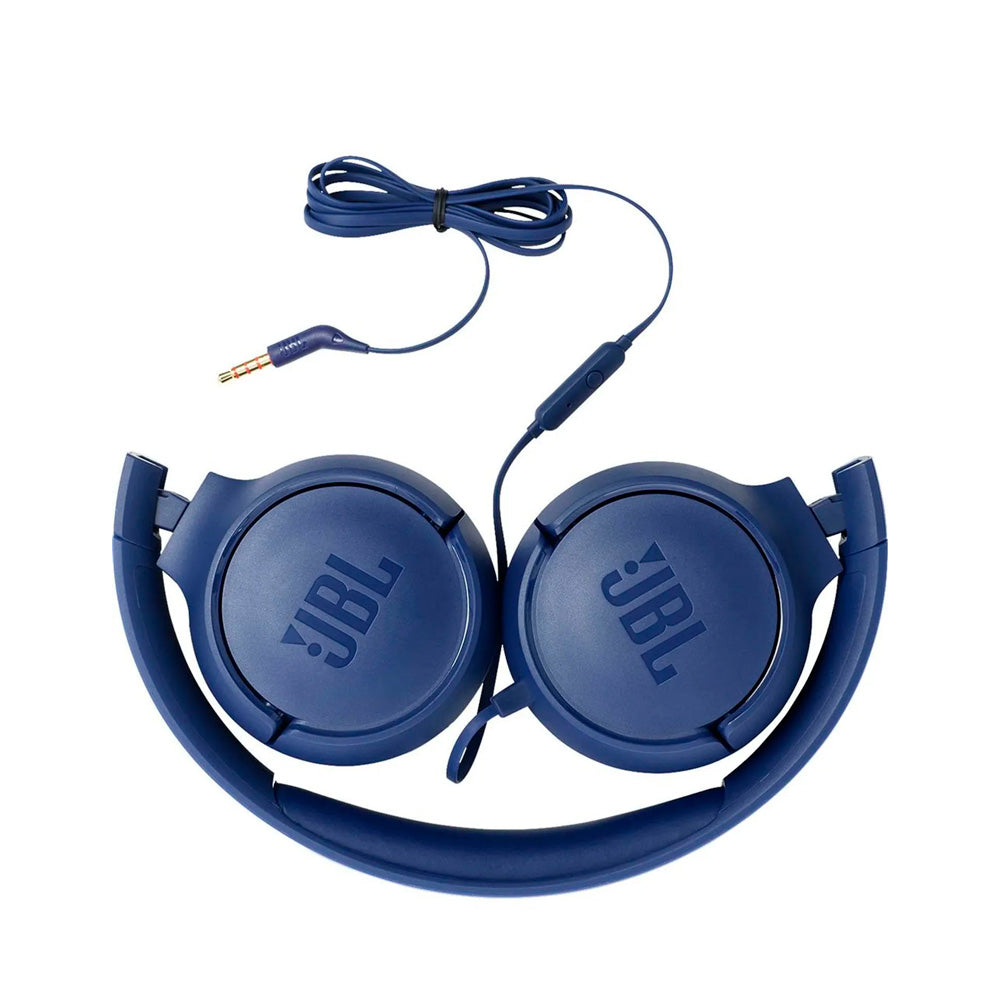 img Audífonos JBL T500 Wired On-ear Azul