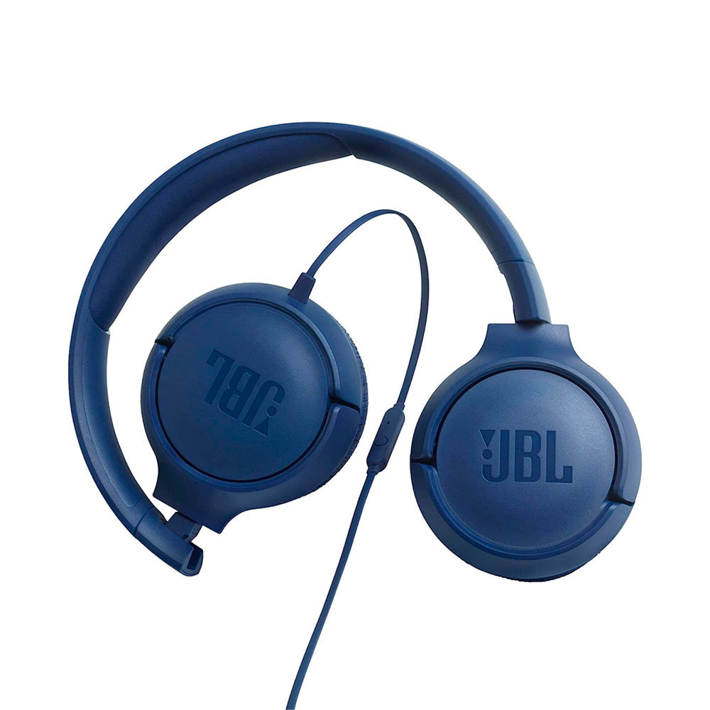 img Audífonos JBL T500 Wired On-ear Azul