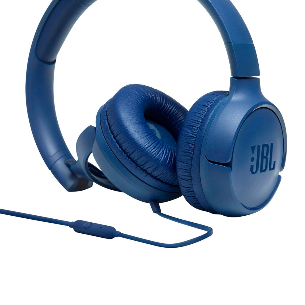 img Audífonos JBL T500 Wired On-ear Azul