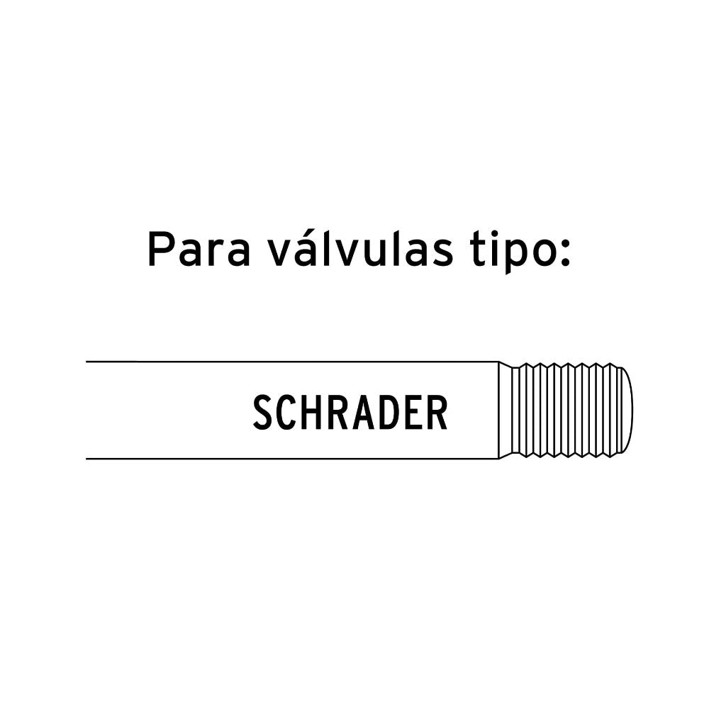img Inflador Calibrador Truper de Cabeza Doble 1/4 NPT