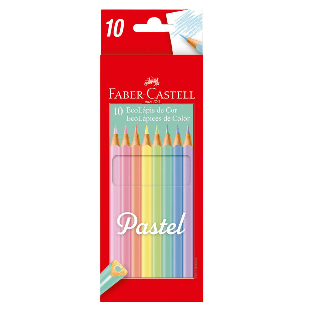 img Lapiz Color Faber Castell Triangular de 10 unidades