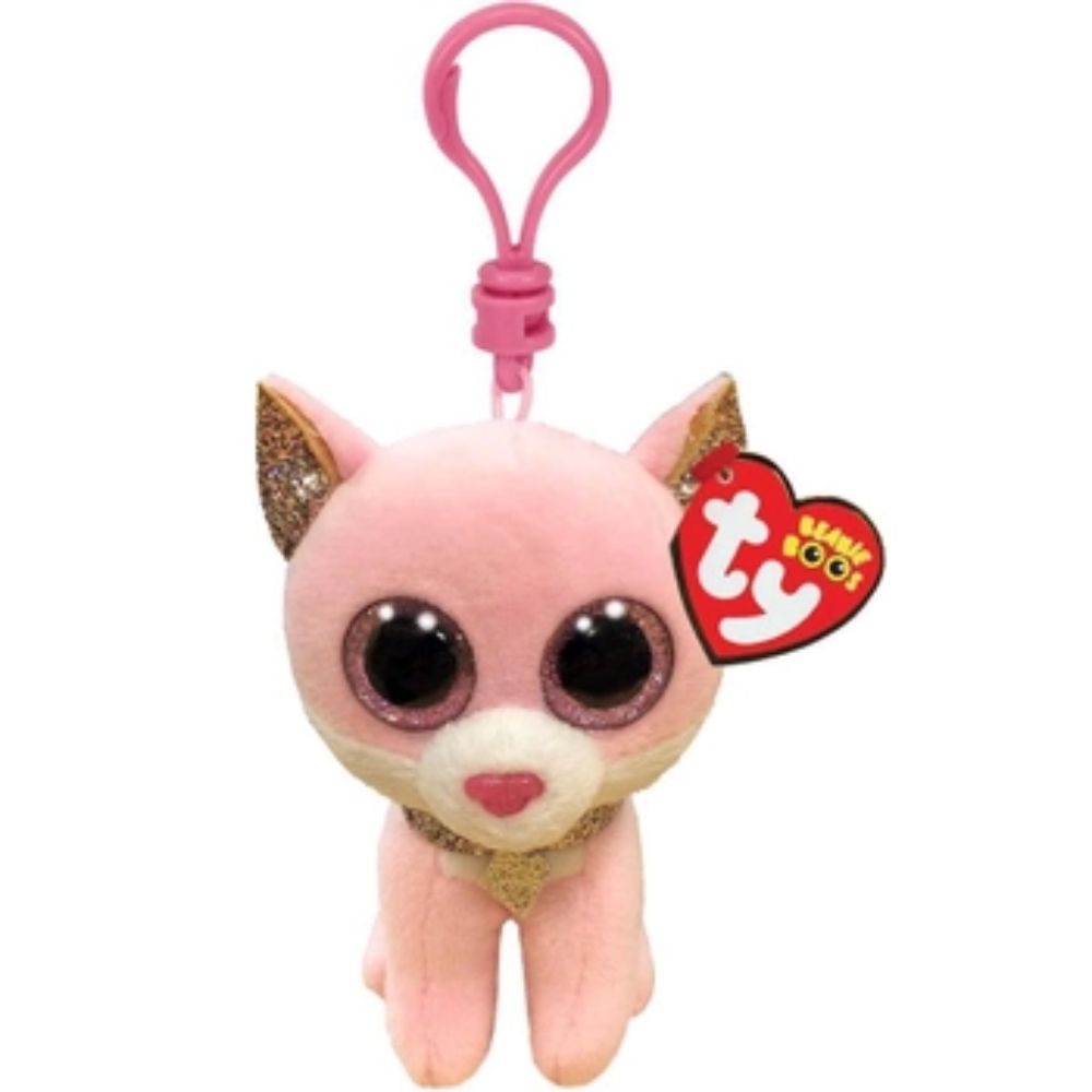 img Llaveros Beanie Boos Gato Rosado