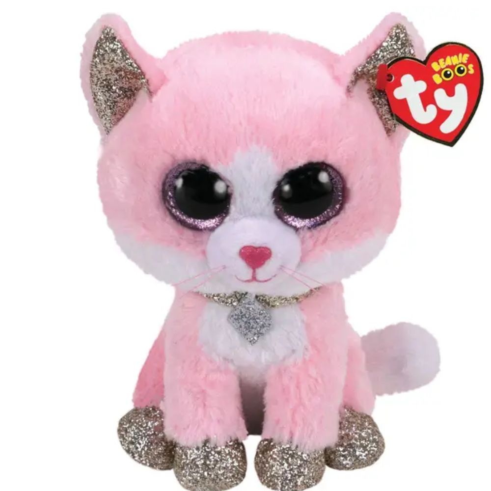 img Peluche Beanie Boos Gato Rosado Fiona