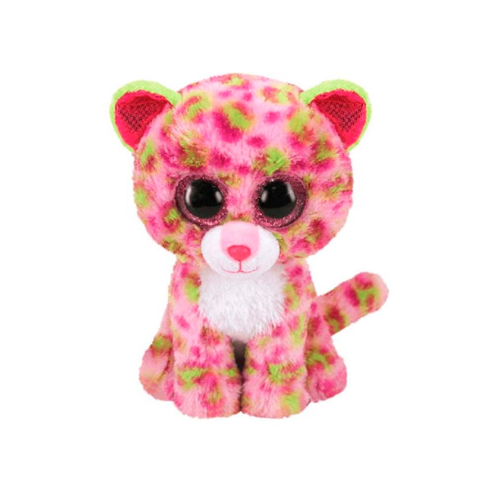 img Peluche Ty Beanie Boos Lainey The Pink Leopard
