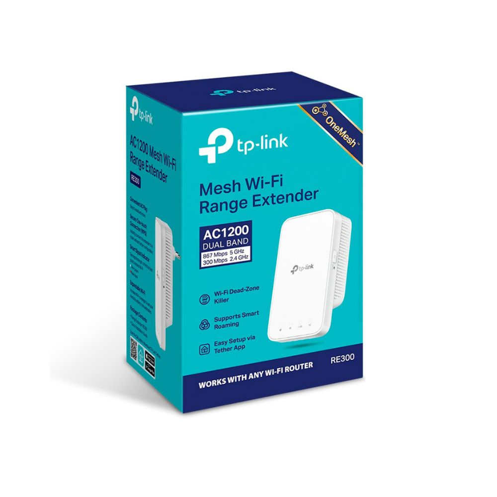 img Extensor de Cobertura One-Mesh Wi-Fi Tripp-Link AC1200