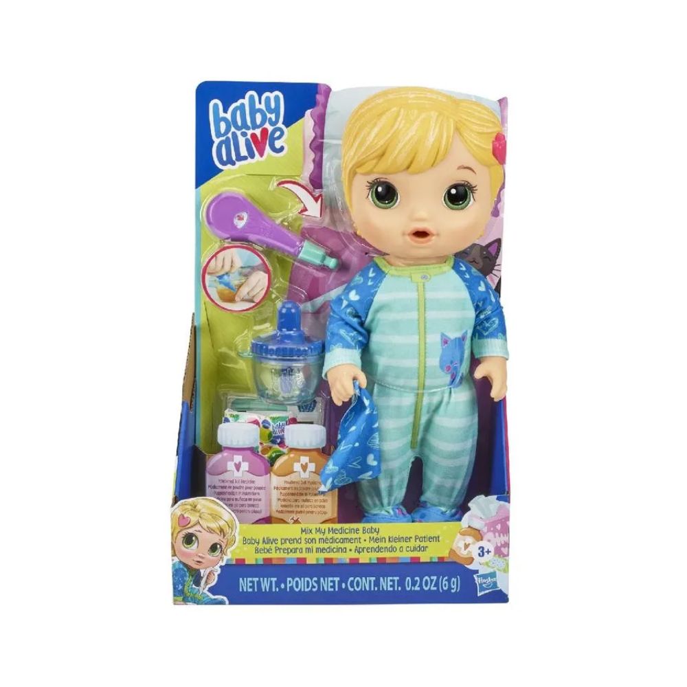 Baby Alive Hasbro Bebe Prepara Mi Medicina
