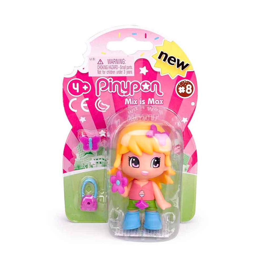 img Figura de Acción Famosa Pinypon Niña Pelo Rubio