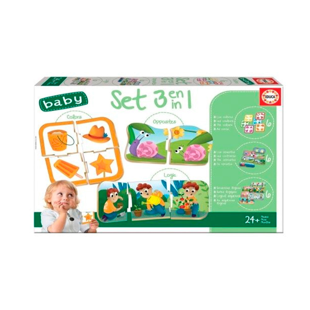 Juego Set Educa Baby 3 en 1
