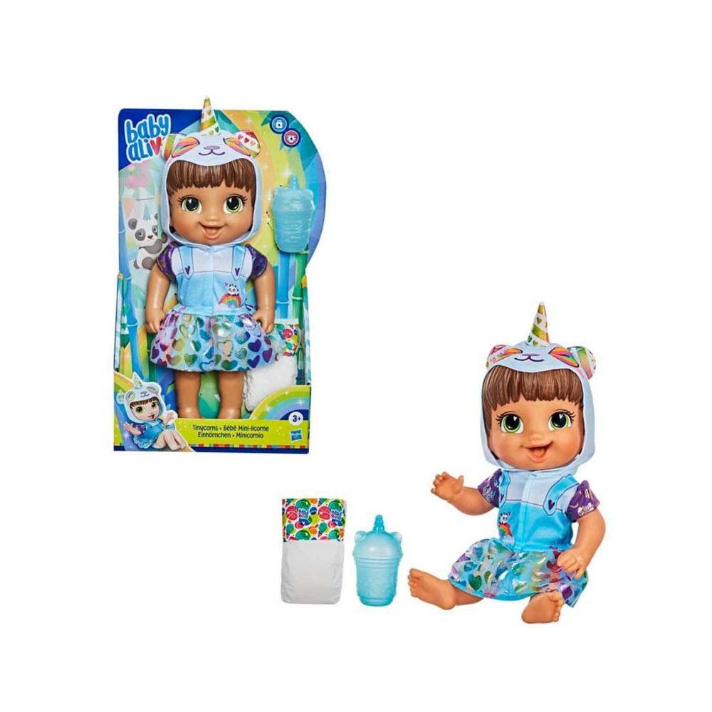 Muñeca Hasbro Baby Alive Mini Unicornio Celeste