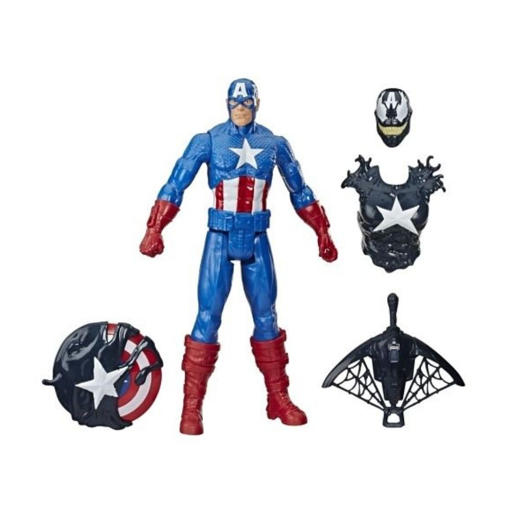 Spiderman Hasbro Venom Capitan America
