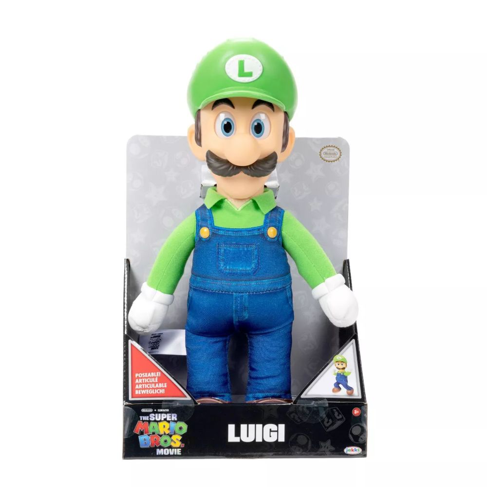 img Figura de Acción Jakks Pacific Movie Luigi Peluche Articulable