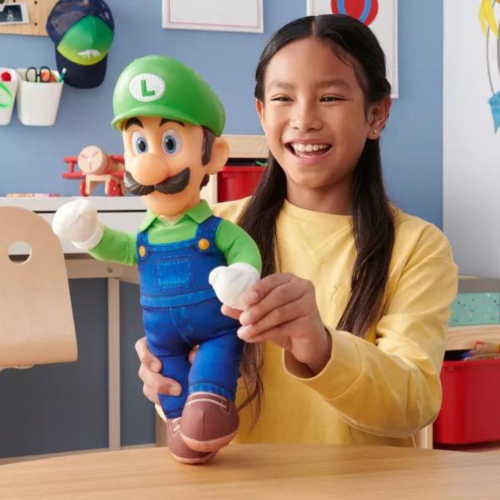 img Figura de Acción Jakks Pacific Movie Luigi Peluche Articulable