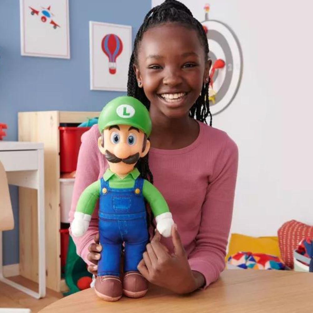img Figura de Acción Jakks Pacific Movie Luigi Peluche Articulable