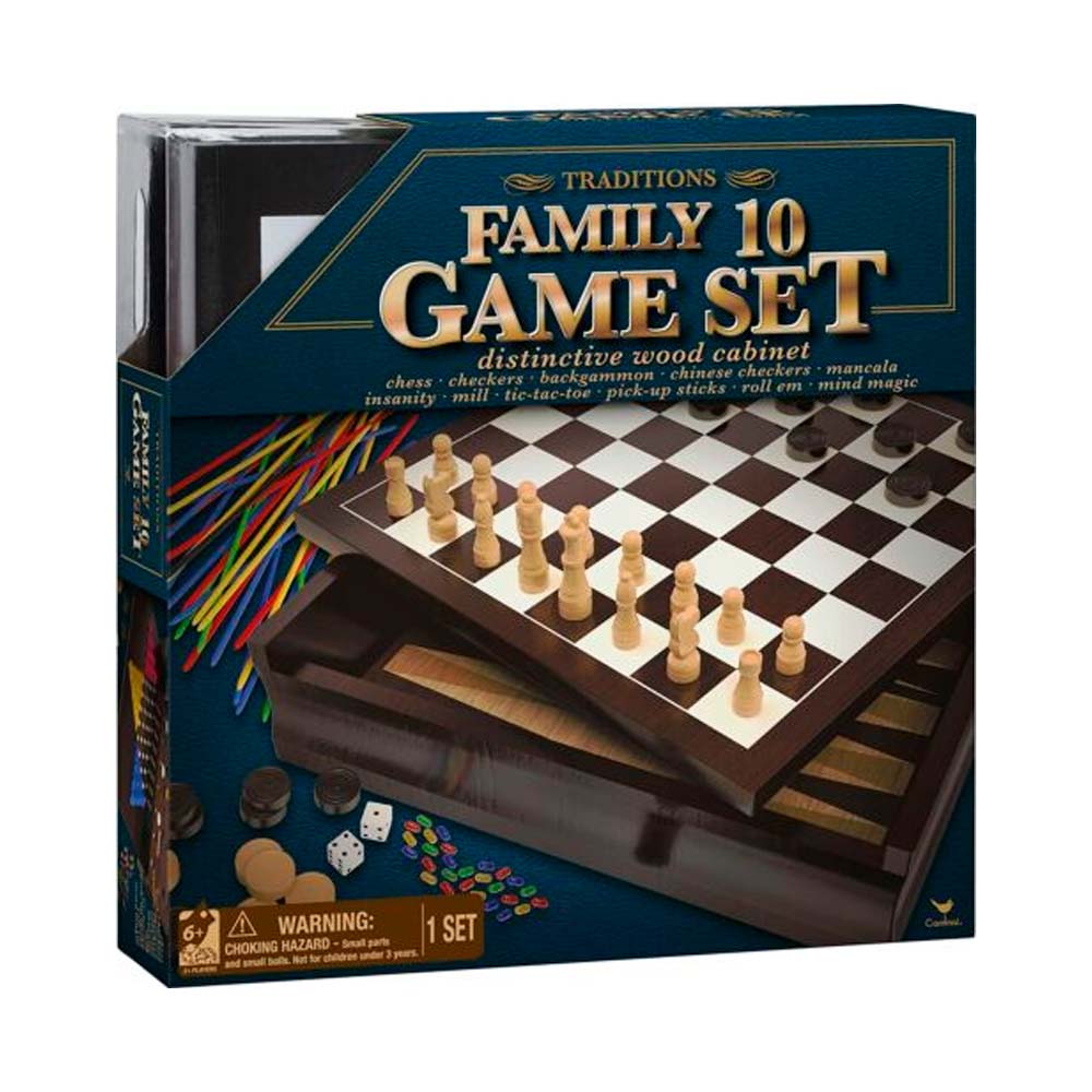 Juegos de Mesa Spin Master Set de 10 Juegos