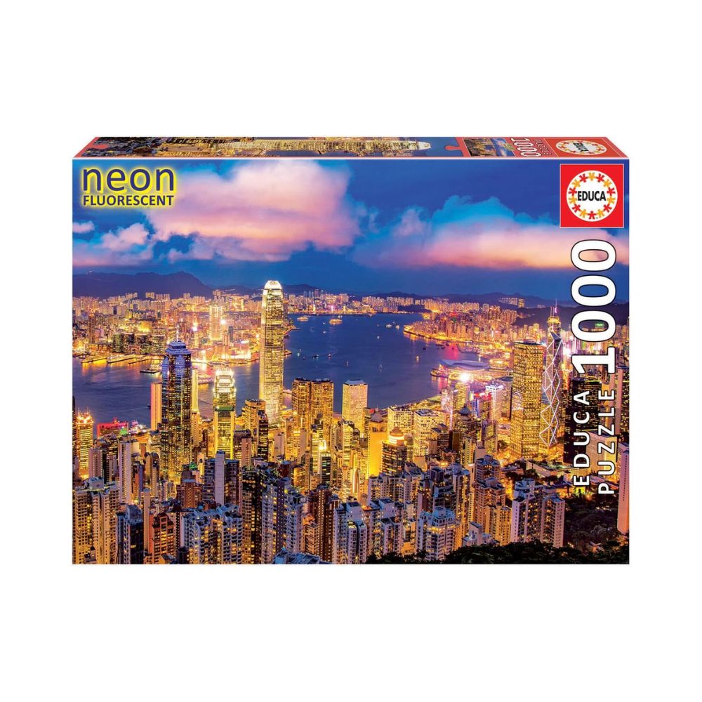img Rompecabezas de 1000 Piezas Educa Hong Kong Neón