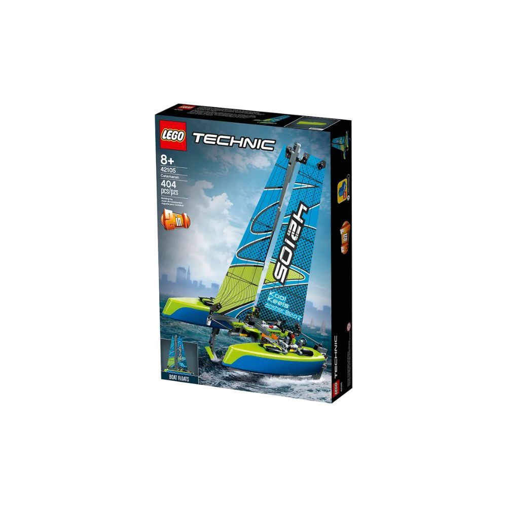 Set Catamaran Lego Technic 42105 de 404 Piezas