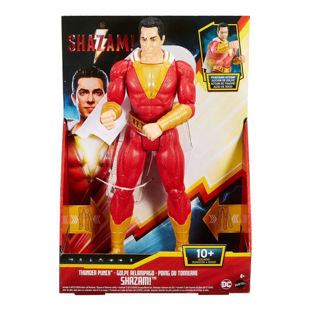 Shazam Mattel Golpe Relampago