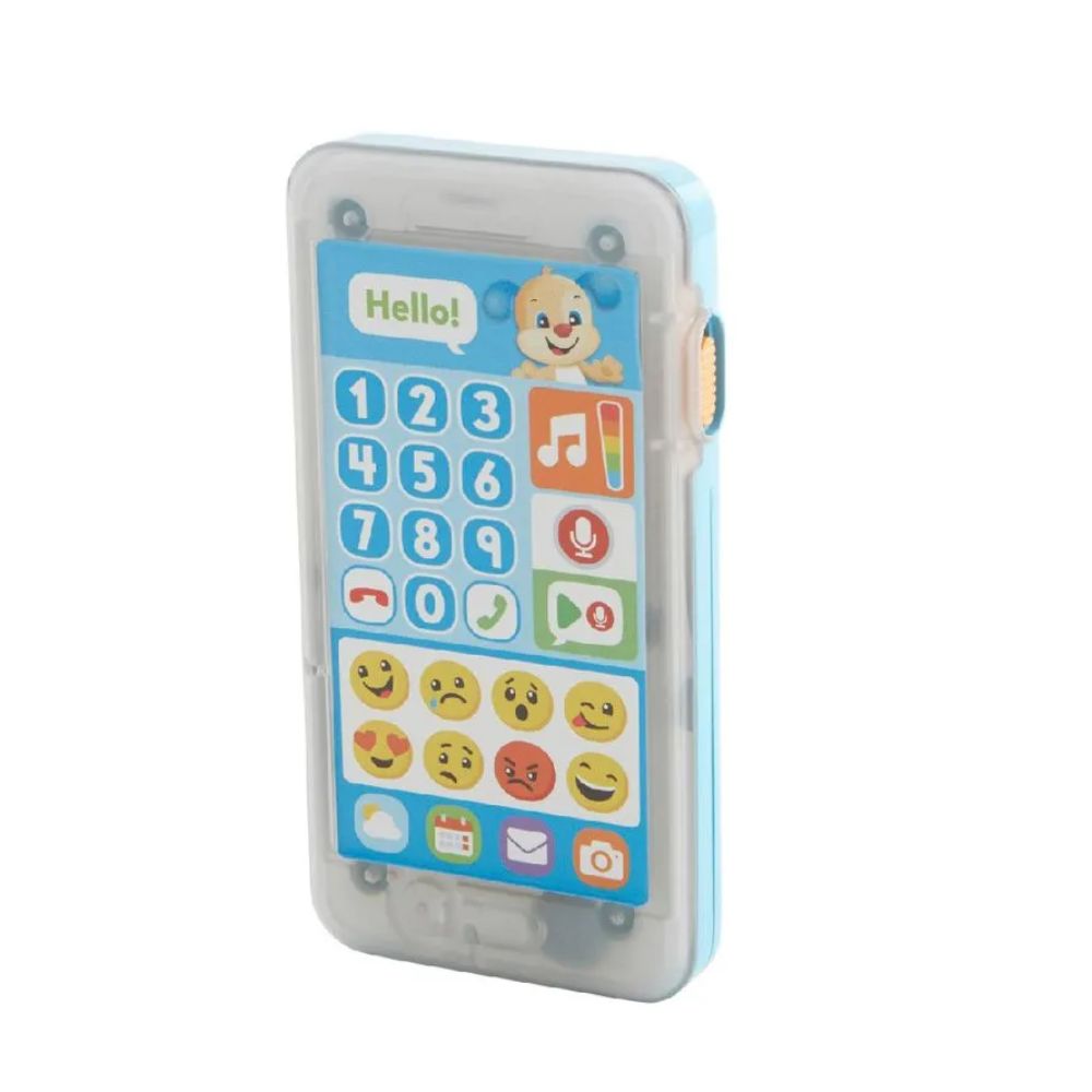 Smartphone Jouet Fisher-Price Pour Bébé - Gris Et Rouge - 30+ Chansons, Lumières, Apprentissage - 6 Mois à 3 Ans