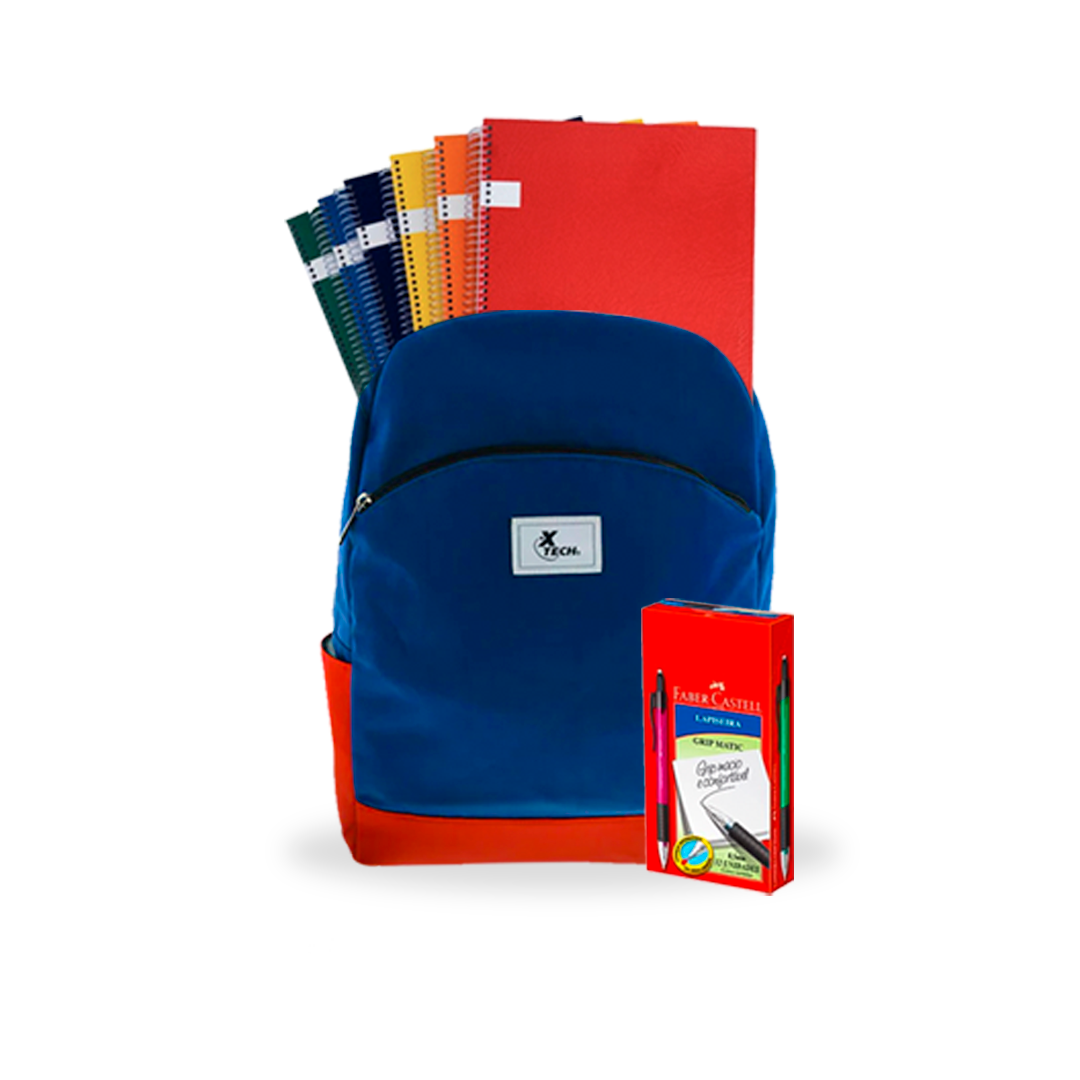 Pack XTech de Mochila  + Cuaderno Winner 13 + Portamina Pilot Better Pencil