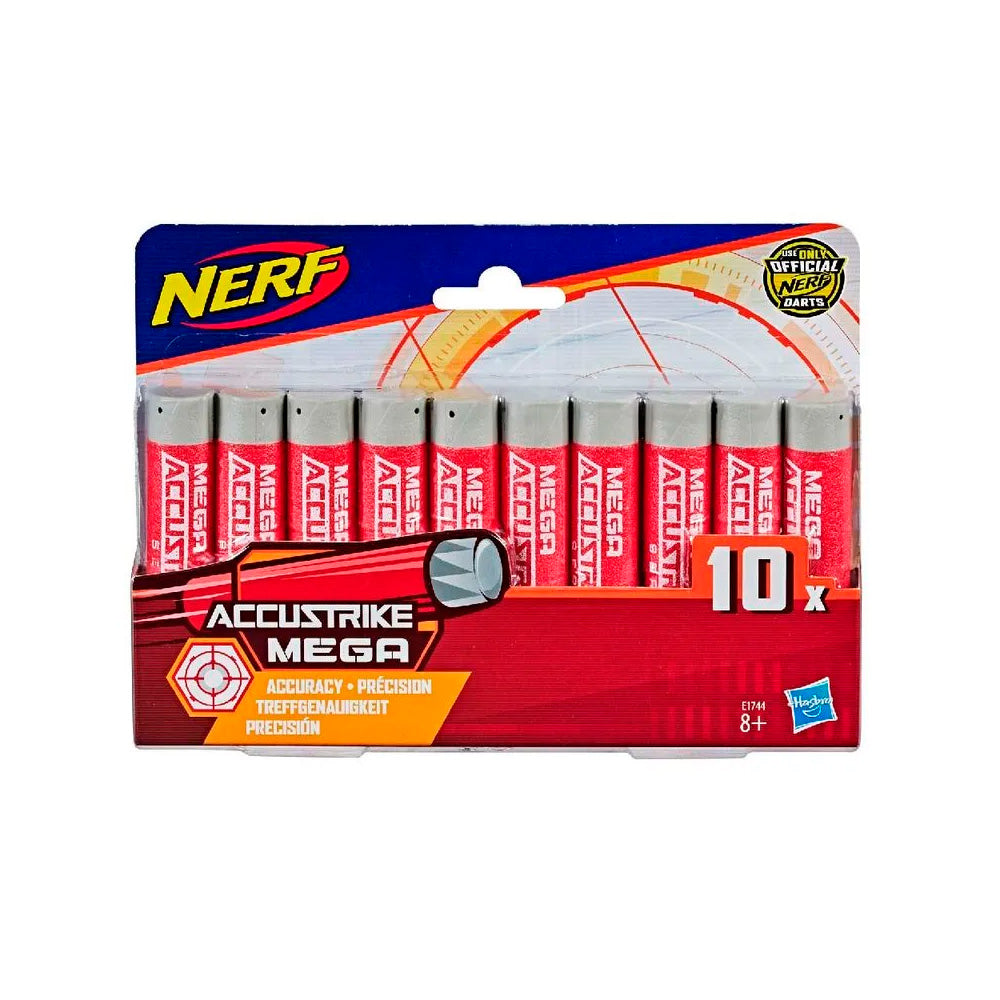 Accustrike Mega Nerf Paquete De 10 Dardos