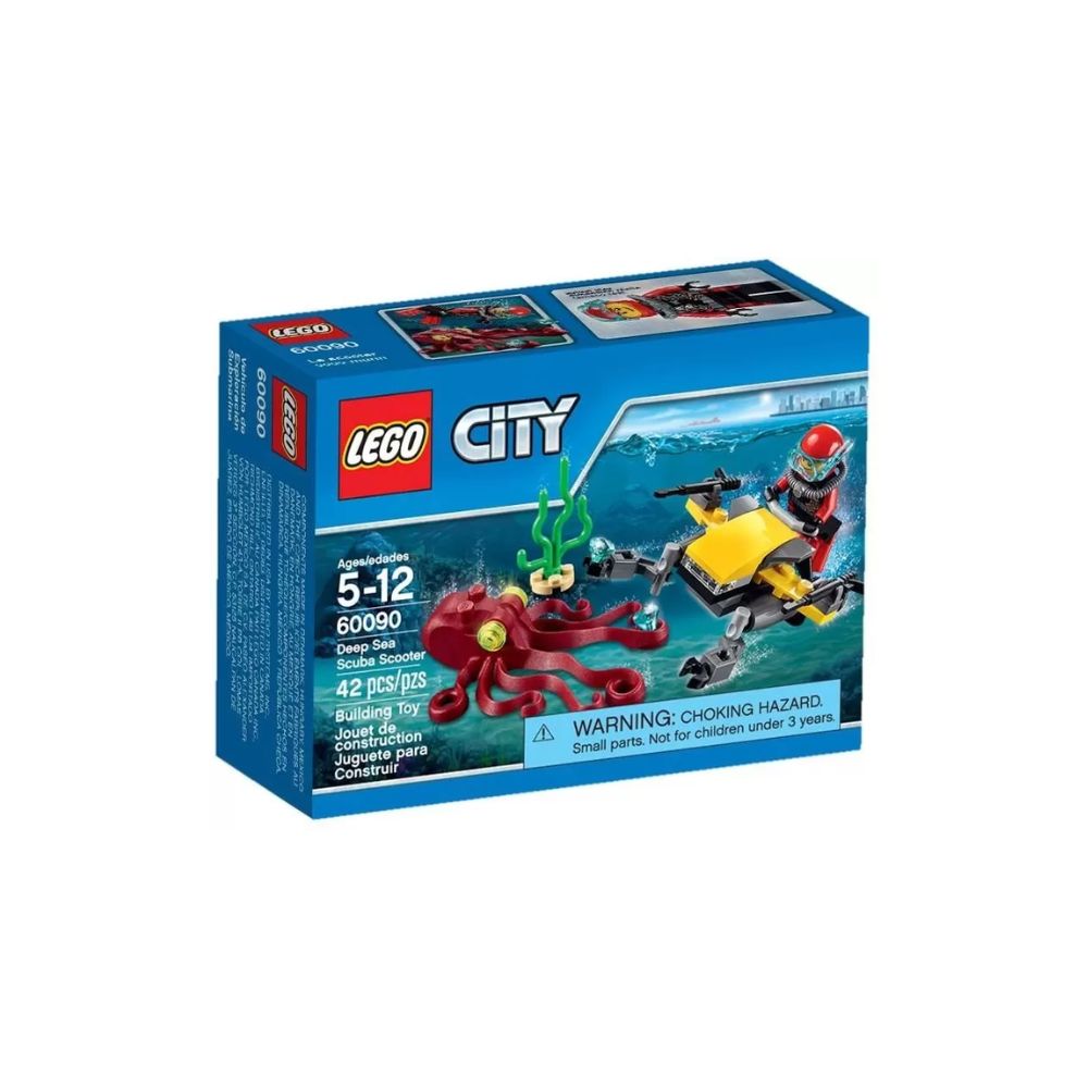 img Set para Construir Lego Scooter de Aguas profundas 60090 de 42 Piezas