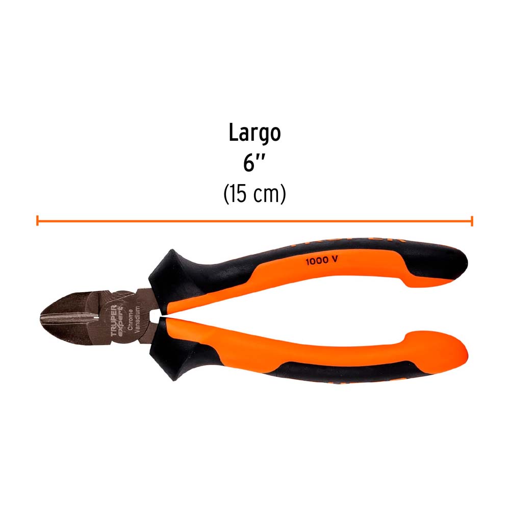 img Alicate Truper Corte Diagonal 6 Mango Comfort Grip