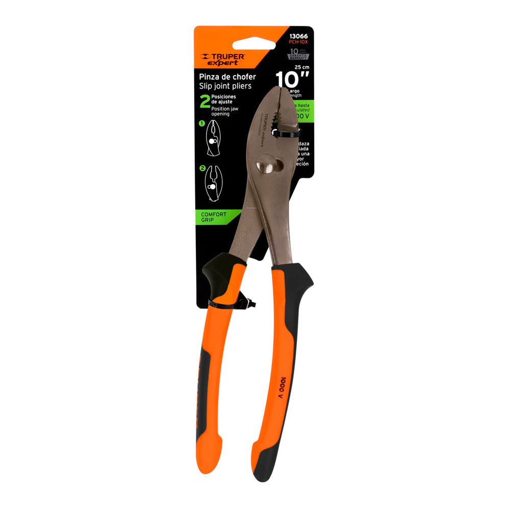 img Alicate Truper Expert de chofer 10" Mango Comfort Grip