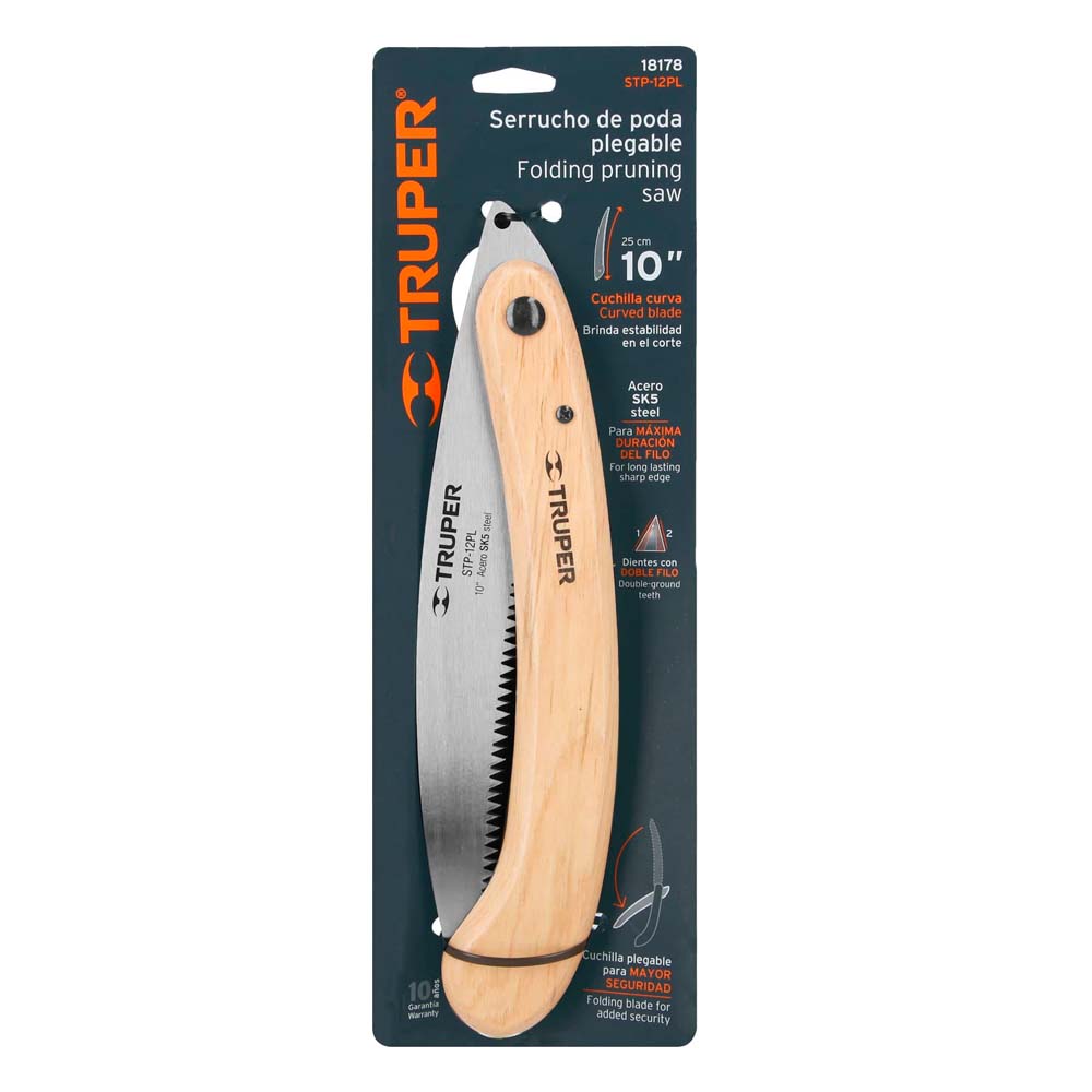 img Serrucho Truper Plegable 10 Hoja Curva 6 DPP