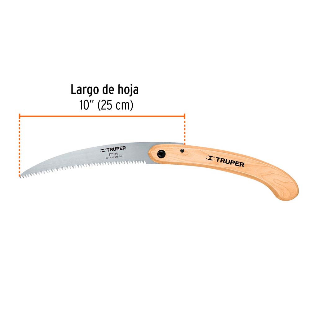 img Serrucho Truper Plegable 10 Hoja Curva 6 DPP