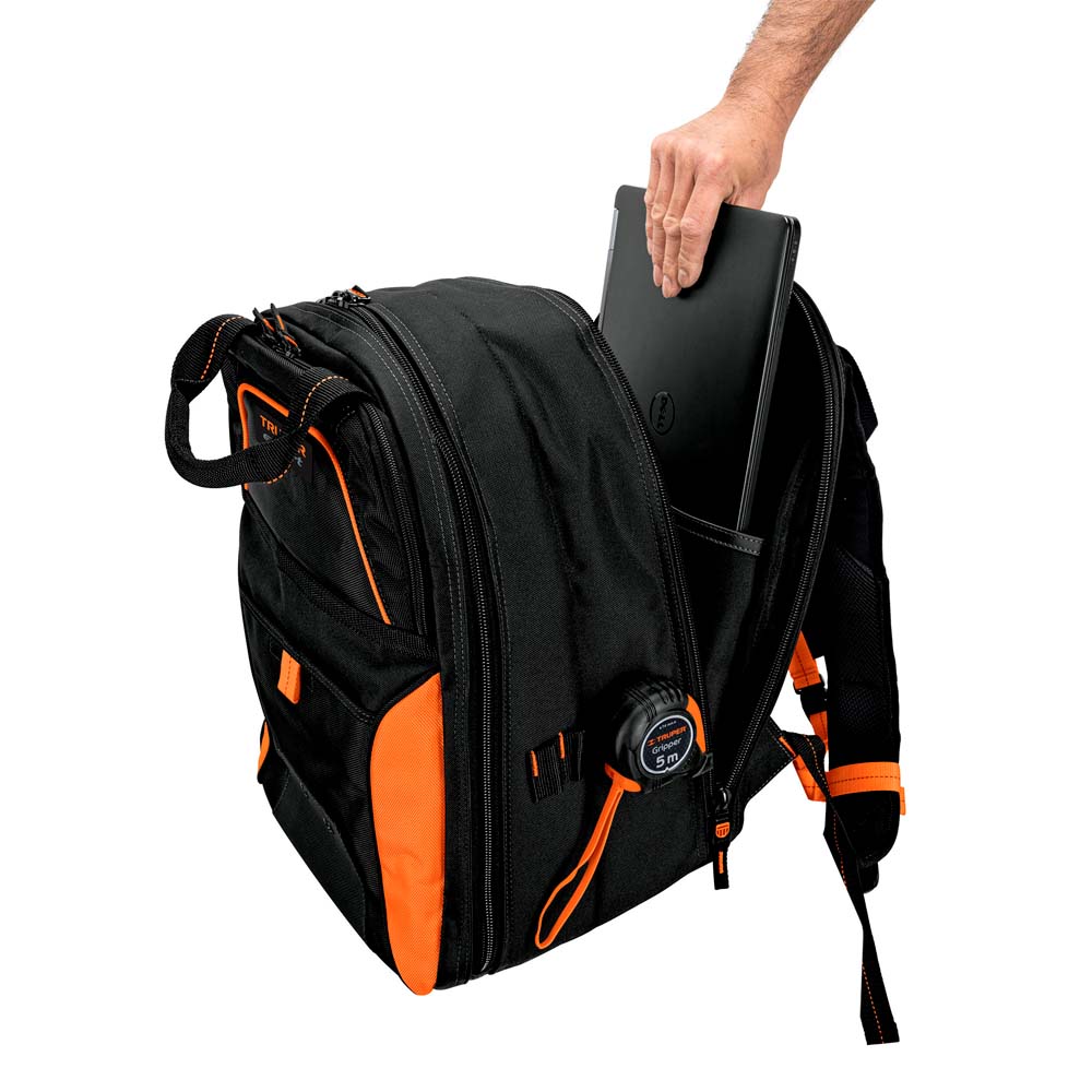 img Mochila Truper Portaherramientas Color Negro