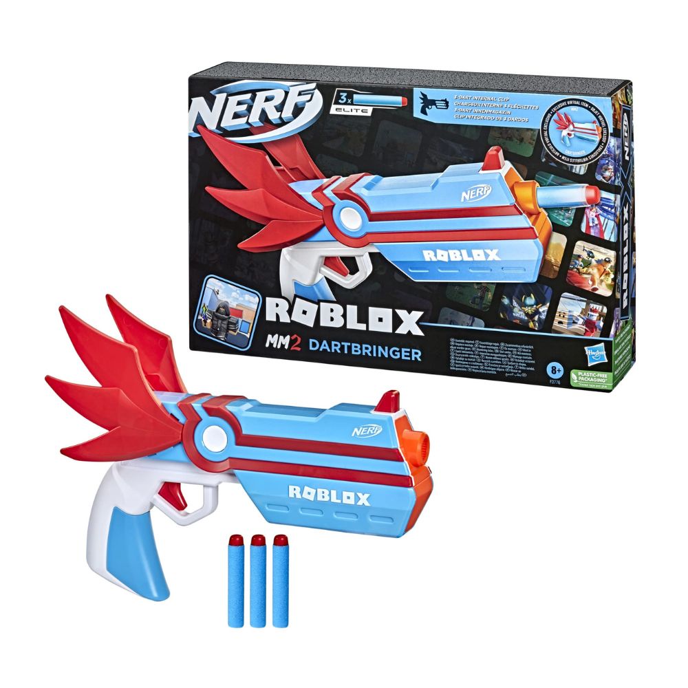 img Arma de Juguete Nerf Roblox Dartbringer