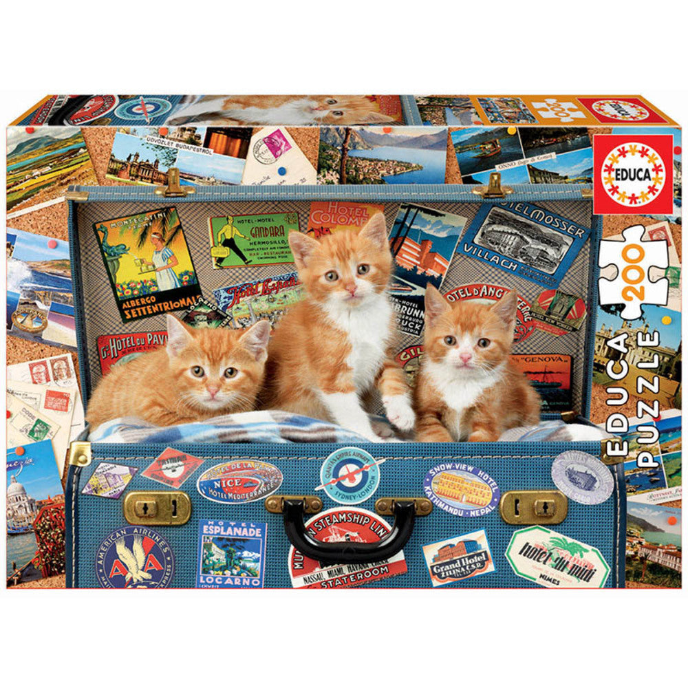 img Rompecabezas Educa Gatitos Viajeros 200 Piezas