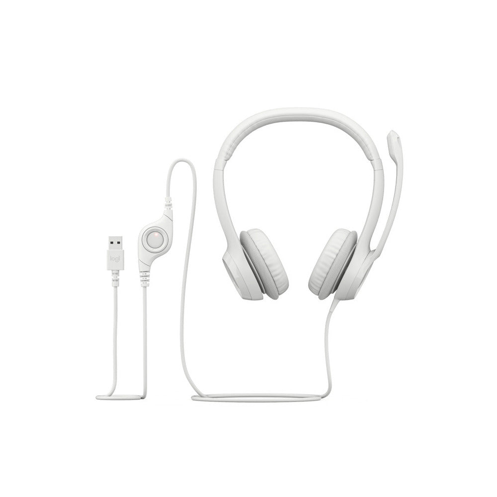 img Audífonos con micrófono Logitech USB H390 para computadora